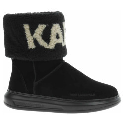 Karl Lagerfeld dámské polokozačky KL44552 Black Suede