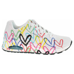 Skechers x JGoldcrown: Uno - Spread the Love white-multi