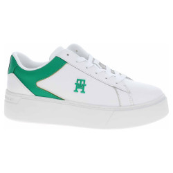 Tommy Hilfiger dámská obuv FW0FW07910 0K4 white-olympic green