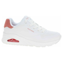 Skechers Uno - Pop Back white-hot coral