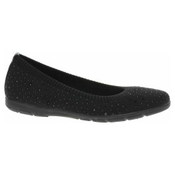 Caprice dámské baleriny 9-22107-42 black knit