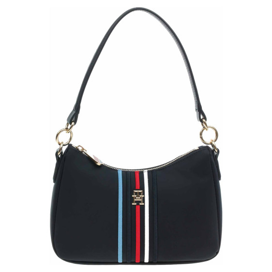 detail Tommy Hilfiger dámská kabelka AW0AW16780 DW6 Space Blue