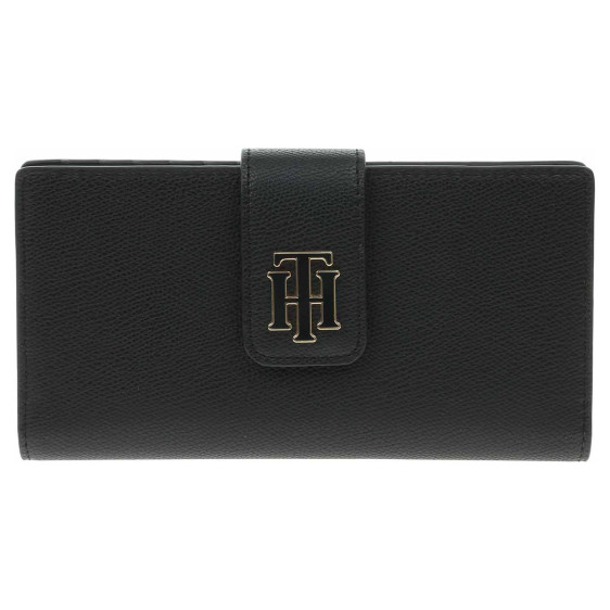 detail Tommy Hilfiger dámská peněženka AW0AW13658 BDS Black