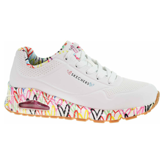 detail Skechers Uno - Loving Love white