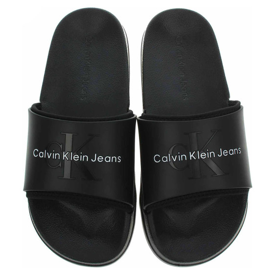 detail Calvin Klein dámské plážové pantofle YW0YW00585 BDS Black