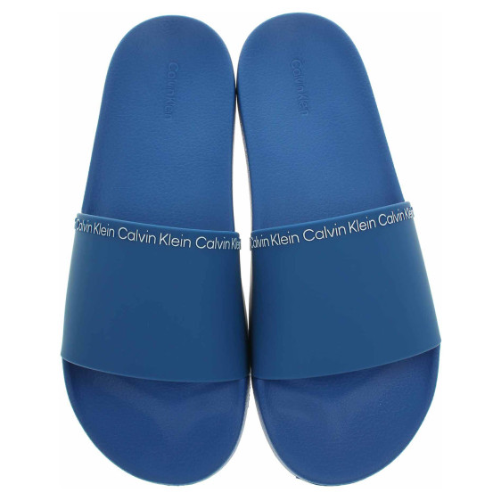 detail Calvin Klein pánské plážové pantofle HM0HM00981 C41 Delta Blue